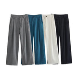 New Four-Color Vest Four-Color Casual Trousers Set-Outfit