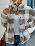 Explosion Autumn And Winter New Fashion Casual Women's Lattice Collar A Row Of Buckle