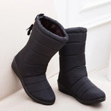 Women Boots Female Down Winter Boots Waterproof Warm Ankle Snow Boots Ladies Shoes Woman Warm Fur Botas Mujer Casual