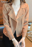 Women's Mid-length Trench Coat Elegant Turn-down Collar Solid Color Basic Classic Design Fashion Long Sleeve Trench