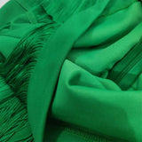 Formal High Waist Fringe Pencil