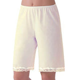 Women Short Pajama Soft Comfortable Lace Lounge Pants Pyjama Solid Color Fashion Bottoms Trousers-Outfit