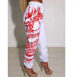 And Winter Explosion Of Women's Clothing 2025 New Printing Fashion Loose Waist Sports Leisure Harun Pants