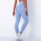 Gym Pants Women Leggings For Fitness Nylon High Waist Long Pants Women Hip Push UP Jeggings Women Gym