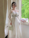 Elegant Sexy Dress Women Korean Style Party Midi Dresses Casual Holiday High Waist Fashion Tube Dress Female 2022