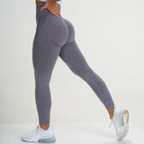 Gym Seamless Pants Sports Push Up Leggings Clothes Stretchy High Waist Athletic Exercise Fitness Leggings Activewear
