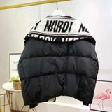 Winter Down Coat Women 2022 Parka Warm Winter Snow Jacket Oversized Black Puffer Jacket Female Lambswool Coat