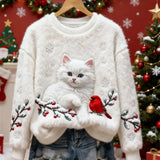 Women's Dress 2025 New French Retro V Collar Folds Loosely Open Temperament Long-Sleeved