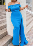 Occassional Off Shoulder Long Evening