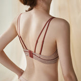 Sexy Bralette Bras Underwear Set Lace Comfortable Soft Cup Push Up Bra Set and Women Beauty Cross Back Leisure