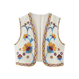 New Simple Embroidered Cardigan Vest 6895023-Outfit