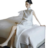 Chinese Cheongsam Improved Young White Certificate Registration Engagement Retro Dress Dress Set Bridal