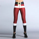 Trousers For Women Lady Casual Elasticity Skinny Leggins Mujer High Waist Workout Printing Stretchy Pants