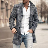 Printed Men's Coat 2025 New Wish Coat Station Wind