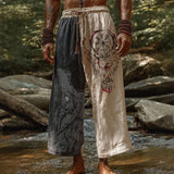 Fashion Loose-Fitting Broad Leg Trousers Digital Print Z A Variety Of Pattern Pattern Spring And