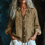 Years Of Shein Casual Cotton Leprosy Shirt New