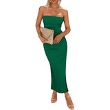 Women's Decoration Body Explosion With A Breast-Tight Waist Dress A Step Dress