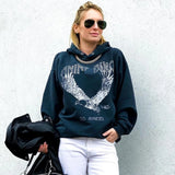 Hoodies Women 2022 Autumn Winter Vintage Designer Hooded Sweatshirt Femme Fashion Streetwear