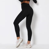 Gym Black Leggings Women High Waist Pants Sexy Girls Running Fitness Seamless Legins Breathable Quick Dry Training