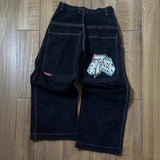 Wide-Leg Jeans Men Y2K Hip-Hop Harajuku High-Quality Street Rest-Outfit
