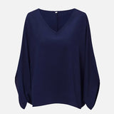 Sleeve V Neck Linen Cotton Women Blouse Kink Oversize Solid Chiffon Irregular Loose Ladies Blouses 2021 Summer