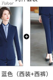 Women Suits Set 2023 Spring and Autumn White Peak Lapel Slim Professional 2 Piece Set Suit Women's Pantsuit Customi