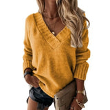 Neck Knitted Sweaters Women Autumn Winter Fashion Thick Warm Knit Jumpers Female Solid Elegant Long Sleeve Oversized