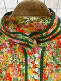 2022 Spring Summer Holiday Beach Short Dress Women Stand Collar Long Lantern Sleeve Chic Floral Print Sashes Party