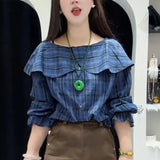 Toloer 2025 New Solid Color Shirt Slim Fashion Shirt Elegant Temperament Commuting OL Chiffon