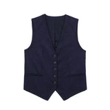 Vest 99293210 Blended High Waist Casual Shorts 9929221 Suit-Outfit