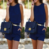Ladies Clubwear V Neck Playsuit Bodycon Party Jumpsuit&Romper