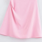 Homemade New Women's Classic Chopless Sleeveless Round-Neck Mini Dress