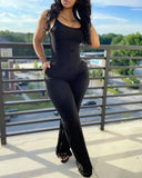 Independent Station Spring And Summer Fashion Printing Suspender Conjoined Trousers Spot-Outfit