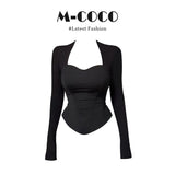 Design Long-Sleeved T-Shirt Women 2025 Autumn High-End Feeling Thin Chic