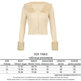 SUCHCUTE 2023 Streetwear Fashion Woman Cardigan Sweaters With Fur Trim Collar Korean Style Casual Female Cropped Sweater Knitted 319-1-Outfit