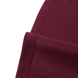 Vintage Square Collar Short Sleeves Solid A-line Midi