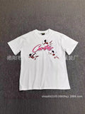 M Printing Summer 2024 New Y2K Harajuku T-Shirt Loose Shirt Short-Sleeved Couple-Outfit