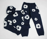 Tide Brand Foam Print Loose Sweater Y2K Hip Hop Street Suit For Men And Women-Outfit
