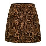 Womens High Waist Faux Suede Double Front Bodycon Mini Hip Skirt Female Pencil A-line Shorts Woman School Girl Skater Skirt