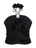 Sexy Summer Clothes For Women Sleeveless Slim Print Colorblock Patchwork Floral Tank Tops Women's Fashion New