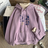 High Neck Women's Pullover 2021 Autumn Winter Women's Hoodie Street Casual Fashion Fake Two Loose Women's