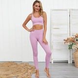 Piece Set Workout Clothes for Women Sports Bra and Leggings Set Sports Wear for Women Gym Clothing Athletic Fitness