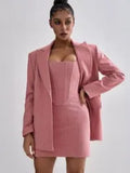 Women's Fashion Casual Suit Temperament Elegant Women's Blazer Trousers Three
