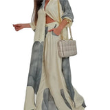 Spring And Autumn New Women's Fashion Casual Color Loose Shirt Trousers Two