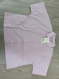 Spring Style Casual Pointed Collar Short-Sleeved Shirt 1163838004-Outfit
