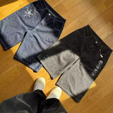 Shorts Men's Spring / Summer 2024 Trendy Denim Trousers Loose Casual Trousers-Outfit
