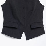 Sleeveless Vest Women's Dress 2025 Spring Temperament Clip Single-Clip