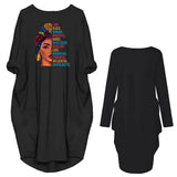 Burst Casing Round-Neck Printing Bag Loose Large Size Women's Knitted