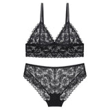 Sexy French Underwear Thin Pure Bra Without Steel Ring Triangle Cup Bra Bra Bra Small Size