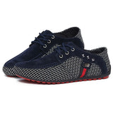 Men Flats Moccasins Shoes Male Formal Oxfords Shoes Lace Up Casual Dress Shoes Breathable Loafers Black Zapatos